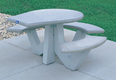 Concrete outdoor furniture